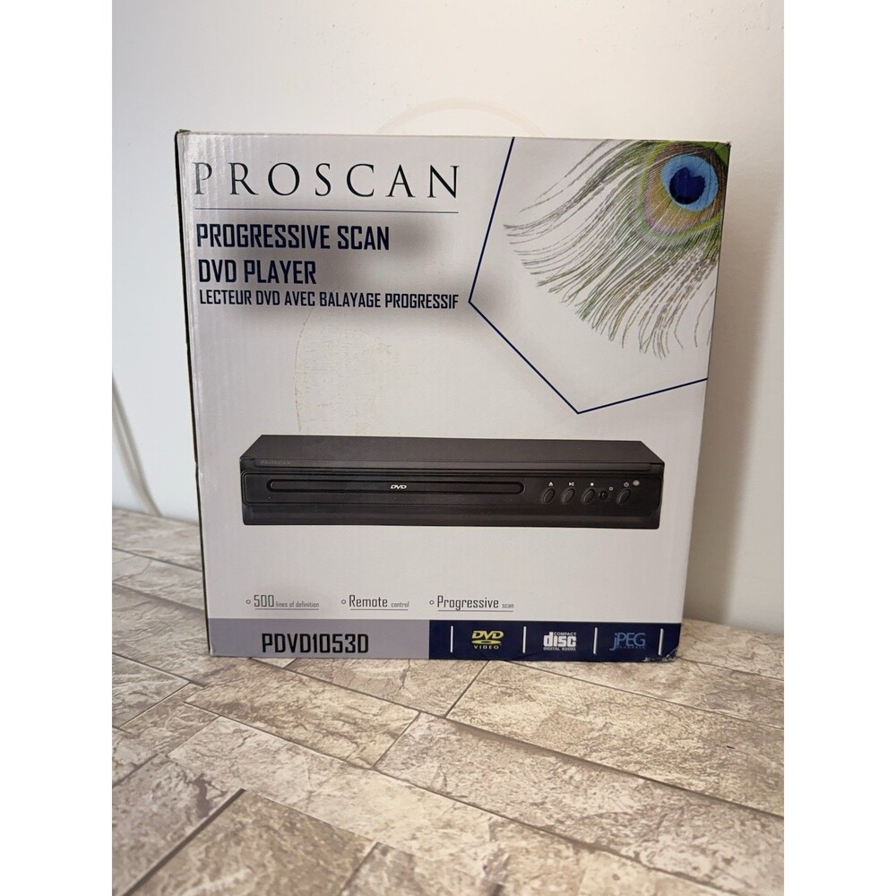 New In Box Proscan Progressive Scan DVD Player PDVD 10530 - Picture 1 of 8